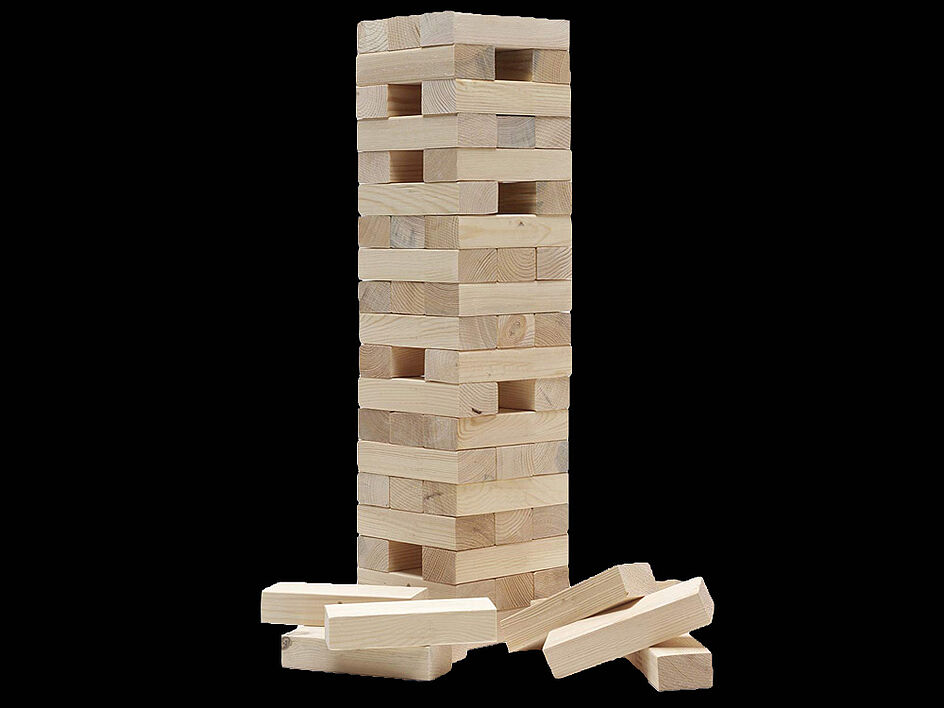 Riesen Jenga-Turm